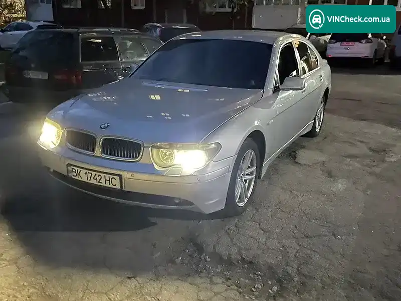 BMW 7 Series 2004, фото з оголошення 2 з 5, VIN WBAFF3101B7306480