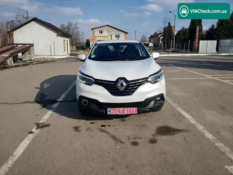 Renault Kadjar 2016, фото з оголошення 1 з 20, VIN VF1RFE00354955862