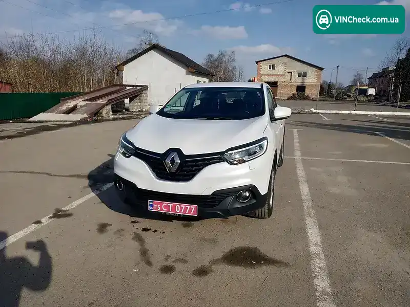Renault Kadjar 2016, фото з оголошення 2 з 20, VIN VF1RFE00354955862