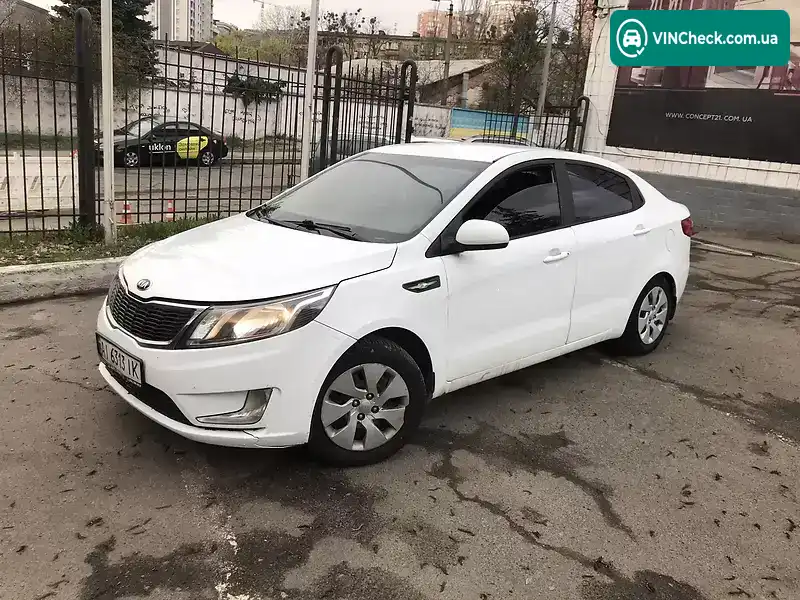 Kia Rio 2013, фото з оголошення, VIN Z94CB41ABDR124511
