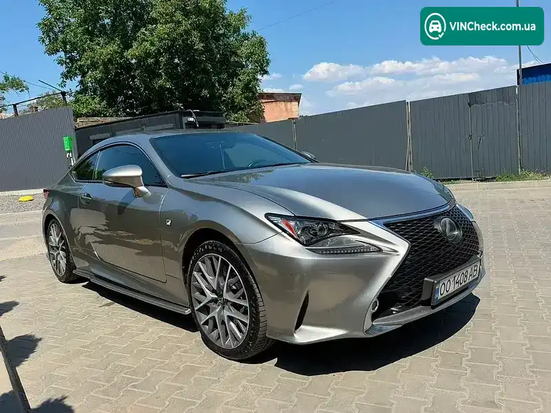 Lexus RC 2017, фото з оголошення 2 з 19, VIN JTHHE5BC4H5016045