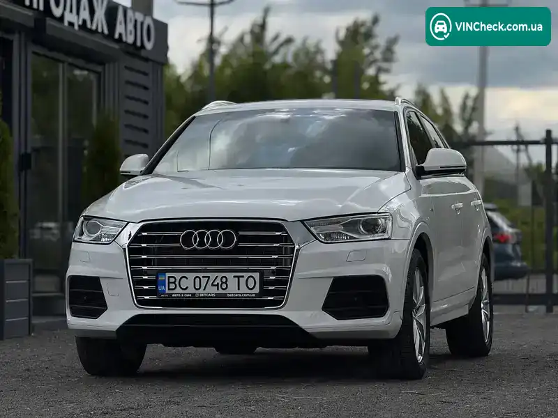 Audi Q3 2018, фото з оголошення 1 з 20, VIN WA1ECCFS6JR030859