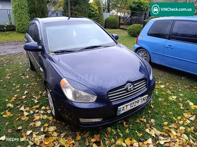 Hyundai Accent 2008, фото з оголошення 2 з 20, VIN NLHCM41VP8Z123190