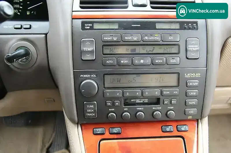 Lexus LS 1998, фото з оголошення 1 з 3, VIN JT153UF2000114730