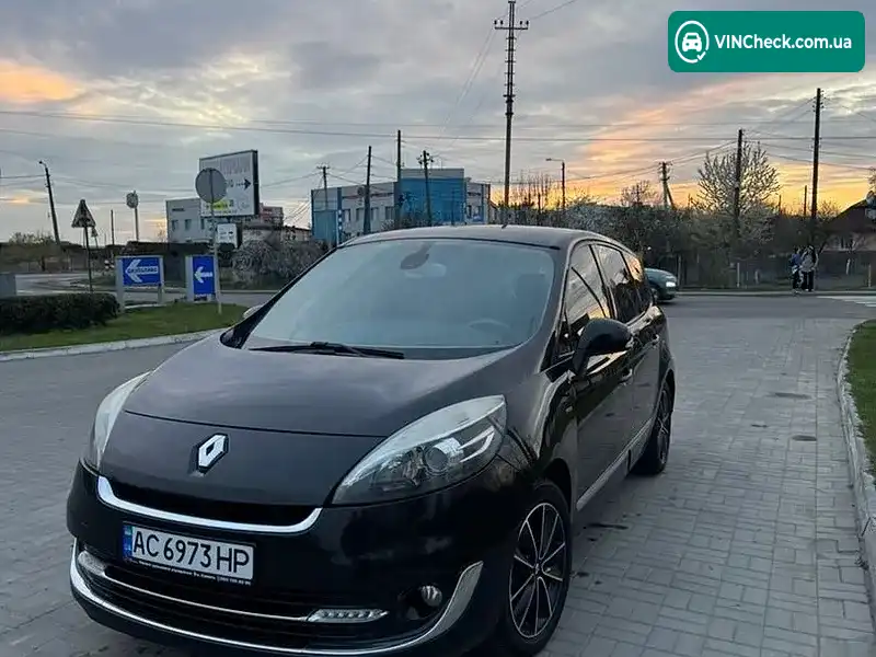 Renault Scenic 2013, фото з оголошення 2 з 10, VIN VF1JZ14A647650322