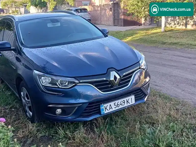 Renault Megane 2017, фото з оголошення, VIN VF1RFB00458461629
