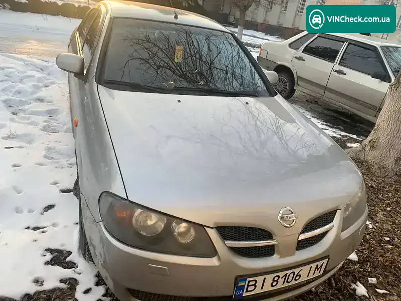 Nissan Almera 2003, фото з оголошення 2 з 7, VIN SJNBAAN16U0438572