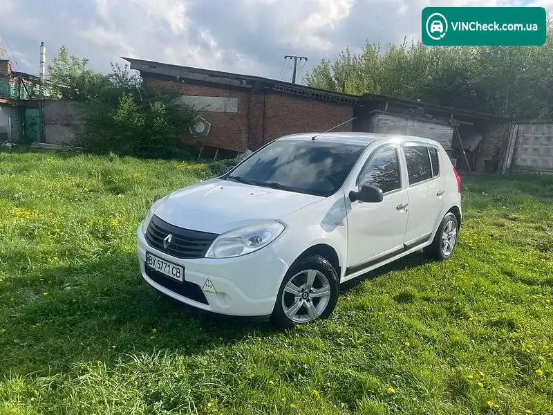 Renault Sandero 2009, фото з оголошення 1 з 5, VIN VF1BSRAAH42351902
