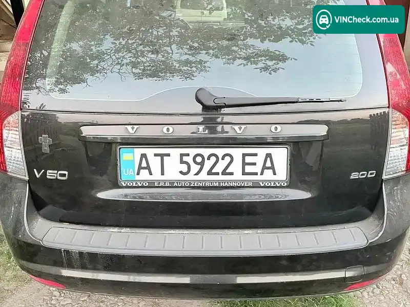 Volvo V50 2009, фото з оголошення 2 з 8, VIN YV1MW755192497343