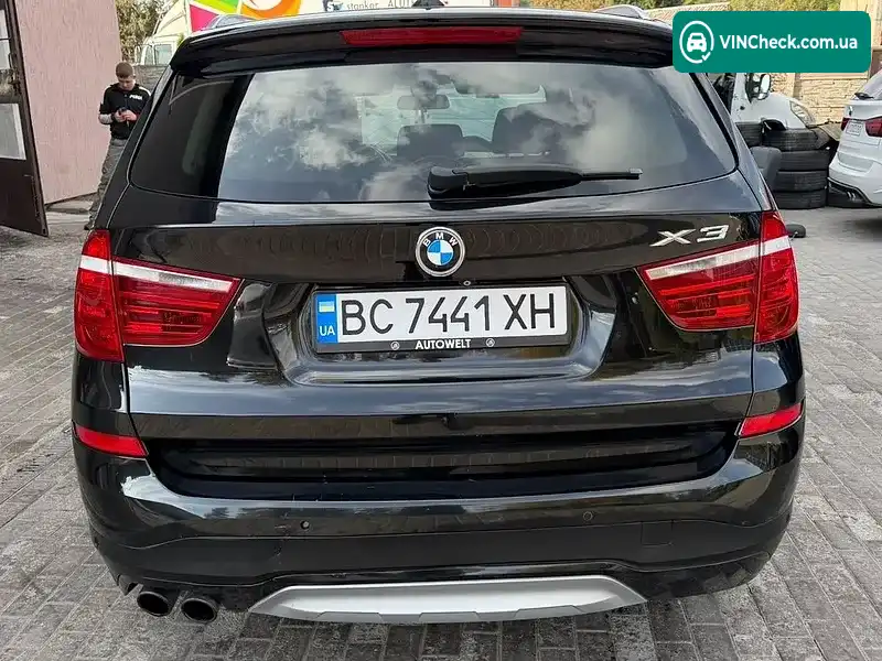 BMW X3 2014, фото з оголошення 2 з 18, VIN 5UXWX9C55F0D53071