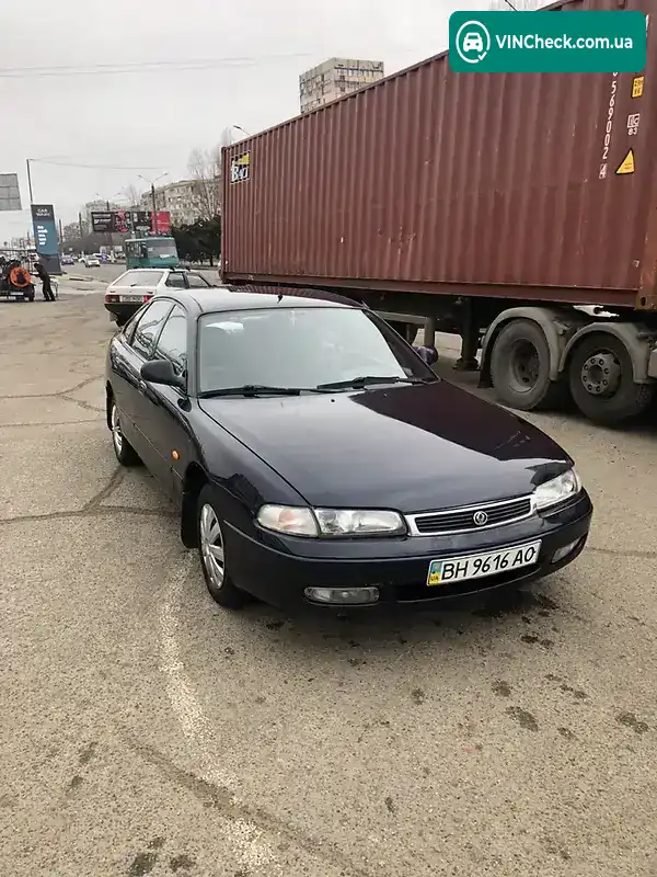 Mazda 626 1996, фото з оголошення 1 з 7, VIN JMZGE14J501472949