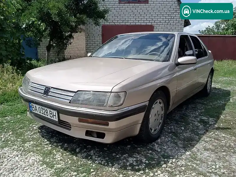 Peugeot 605 1990, фото з оголошення 1 з 11, VIN VF36BSFZ290727646
