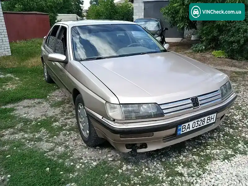 Peugeot 605 1990, фото з оголошення 2 з 11, VIN VF36BSFZ290727646