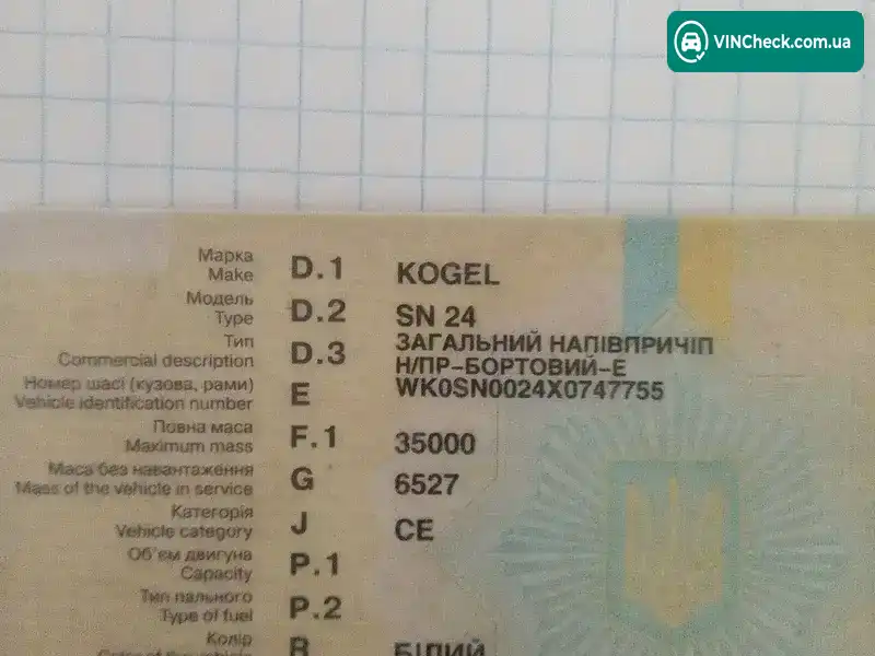 Kogel SN 24 1999, фото з оголошення 1 з 9, VIN WK0SN0024X0747755