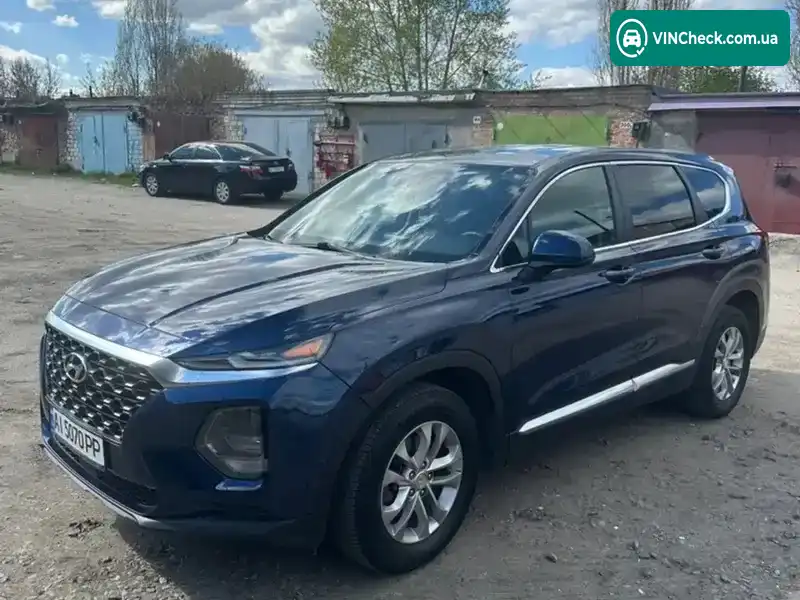 Hyundai Santa FE 2019, фото з оголошення 2 з 14, VIN 5NMS23ADXKH083056