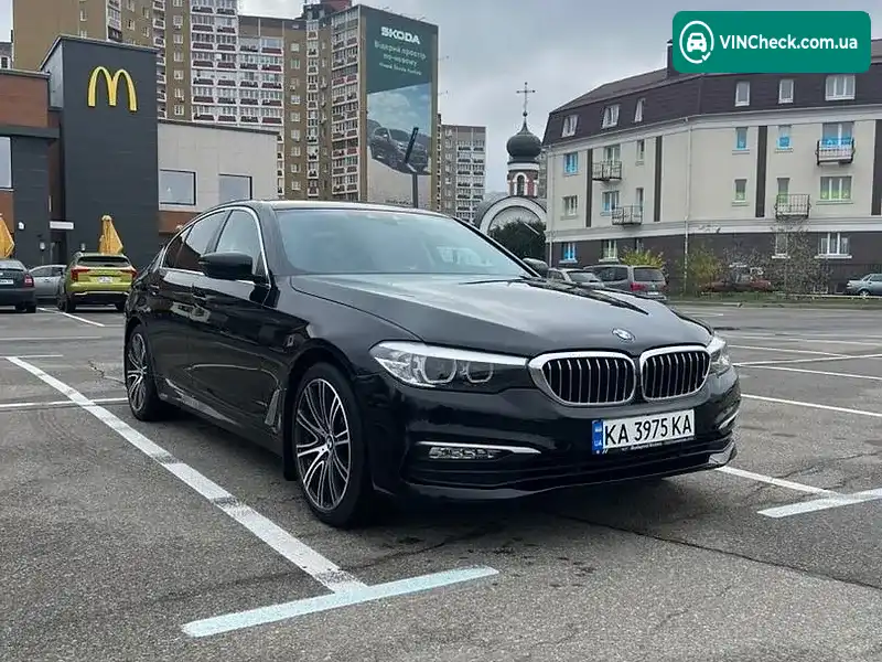BMW 5 Series 2018, фото з оголошення 1 з 17, VIN WBAJA91000B304306