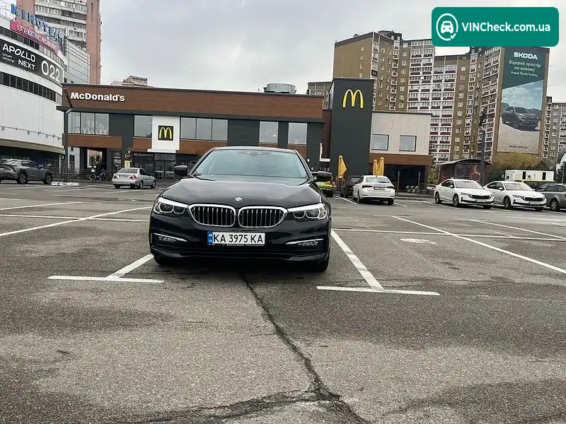 BMW 5 Series 2018, фото з оголошення 2 з 17, VIN WBAJA91000B304306