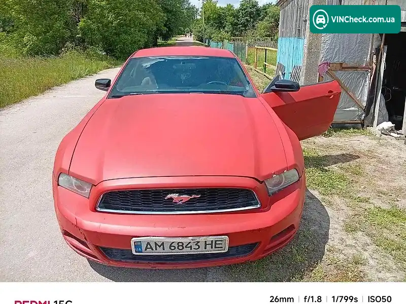 Ford Mustang 2012, фото з оголошення 1 з 8, VIN 1ZVBP8AM8D5213711