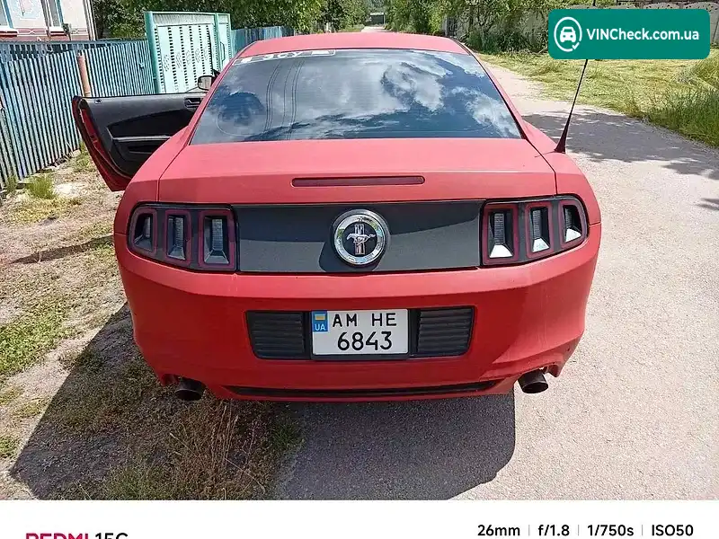 Ford Mustang 2012, фото з оголошення 2 з 8, VIN 1ZVBP8AM8D5213711