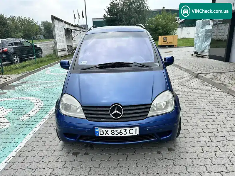 Mercedes-Benz Vaneo 2002, фото з оголошення 2 з 20, VIN WDB4147001N222345