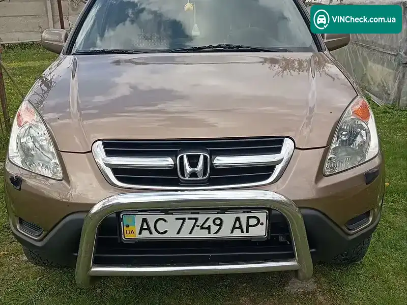Honda CR-V 2002, фото з оголошення 1 з 9, VIN SHSRD87602U027868
