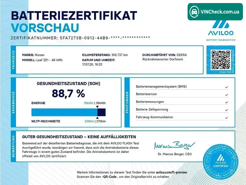 Nissan Leaf 2021, фото з оголошення 2 з 20, VIN SJNFAAZE1U0128285
