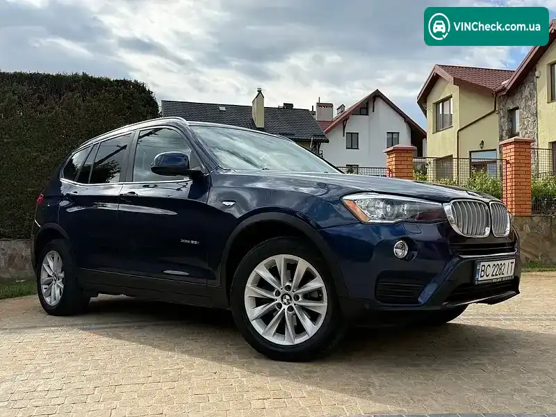 BMW X3 2017, фото з оголошення 2 з 20, VIN 5UXWX9C39H0W75713