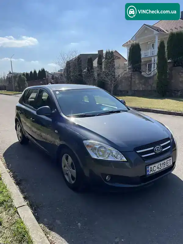 Kia Ceed 2009, фото з оголошення 2 з 20, VIN U5YFF24529L169677