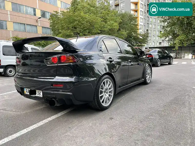 Mitsubishi Lancer Evolution 2008, фото з оголошення, VIN JMBSNCZ4A9U000726