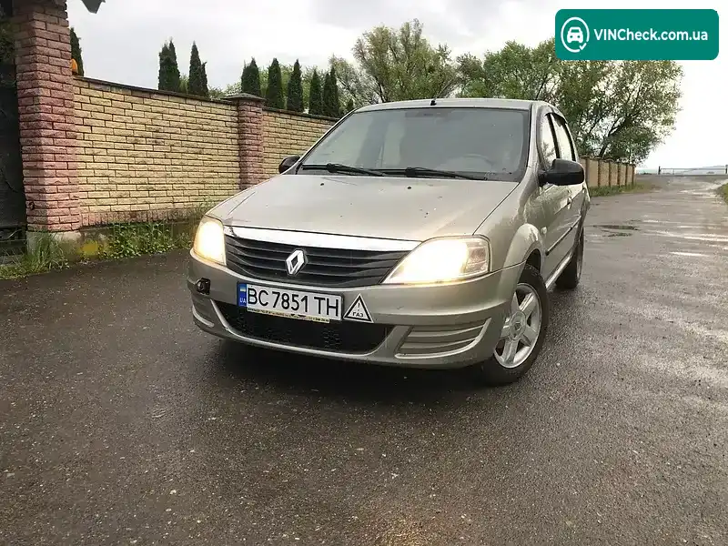 Renault Logan 2009, фото з оголошення 1 з 16, VIN VF1LSRAAH42006404