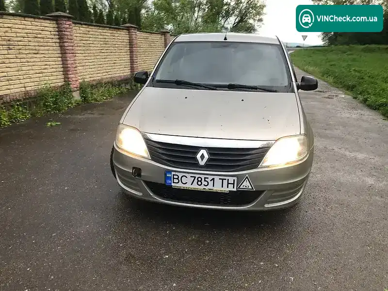 Renault Logan 2009, фото з оголошення 2 з 16, VIN VF1LSRAAH42006404