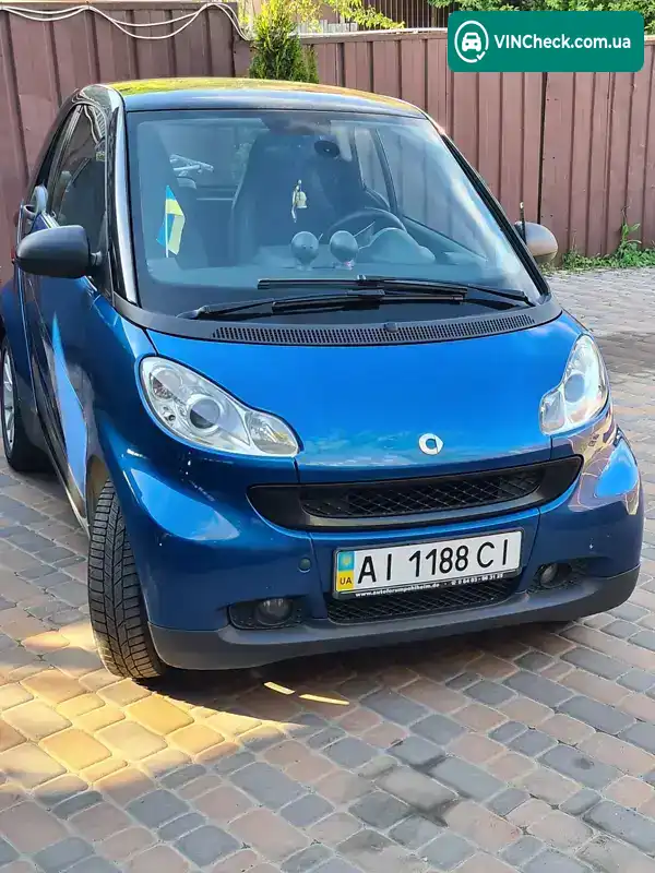 Smart Fortwo 2009, фото з оголошення 1 з 15, VIN WME4513001K246005