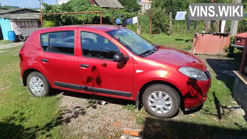 Renault Sandero 2010, фото з оголошення 1 з 5, VIN VF1BSRAAH43343590