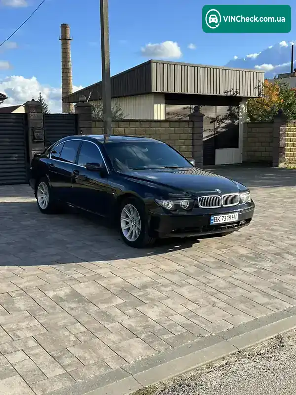 BMW 7 Series 2002, фото з оголошення 2 з 9, VIN WBAGL61020DM52223