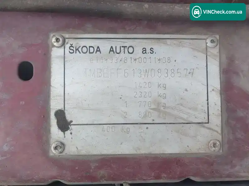 Skoda Felicia 1998, фото з оголошення 2 з 20, VIN TMBEFF613W0838577