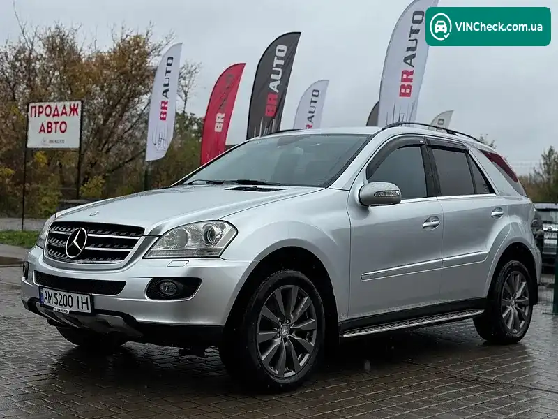 Mercedes-Benz M-Class 2007, фото з оголошення 1 з 20, VIN WDC1641221A330871