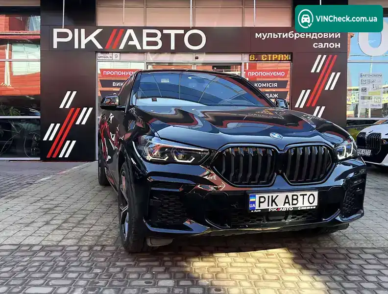 BMW X6 2022, фото з оголошення 1 з 21, VIN WBAGT210709L46345