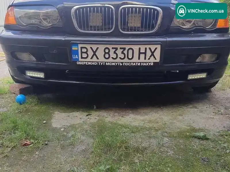 BMW 3 Series 2001, фото з оголошення 1 з 6, VIN WBAAW11090JV13455