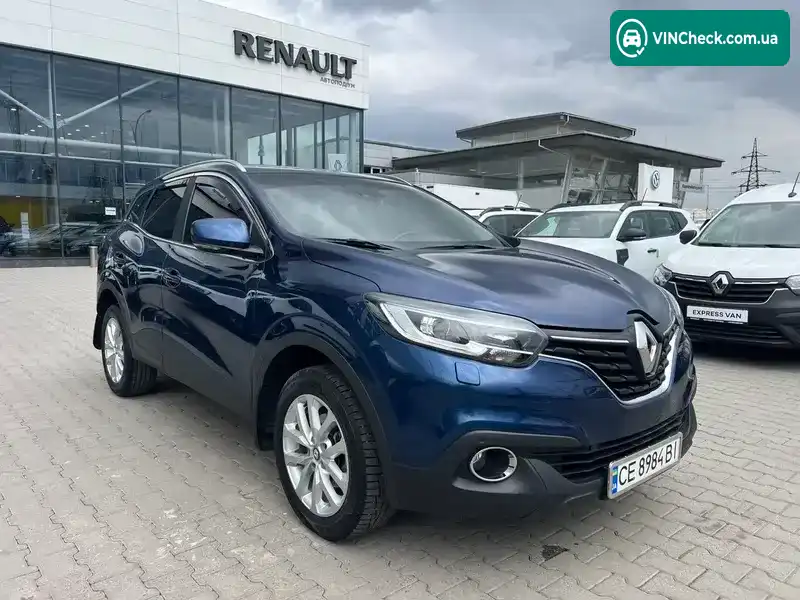 Renault Kadjar 2017, фото з оголошення 1 з 21, VIN VF1RFE00658295762