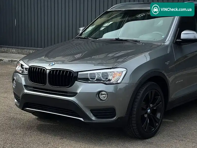BMW X3 2016, фото з оголошення 2 з 20, VIN 5UXWX9C53H0T00448