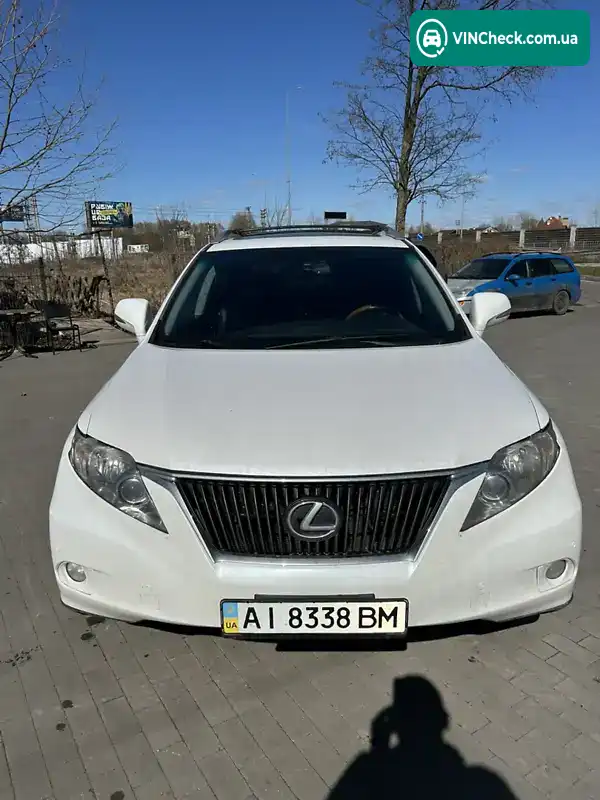 Lexus RX 2011, фото з оголошення 1 з 11, VIN 2T2BK1BA4BC100590