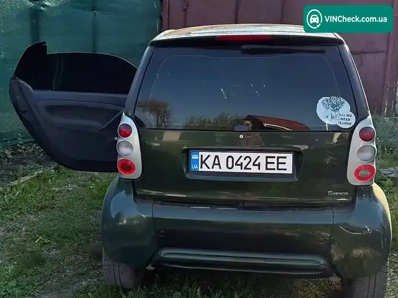 Smart Fortwo 2002, фото з оголошення 2 з 8, VIN WME01MC011H129295