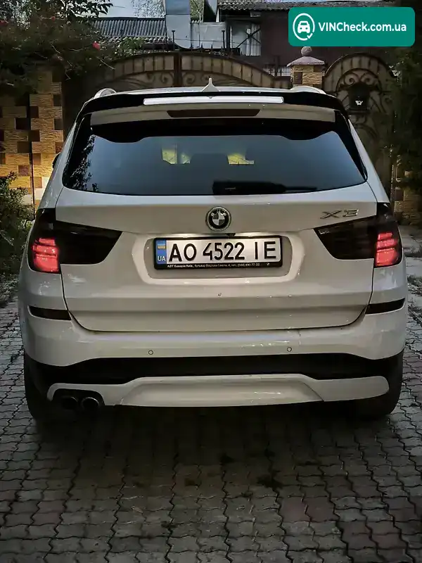 BMW X3 2014, фото з оголошення 1 з 20, VIN 5UXWX9C52F0D45865