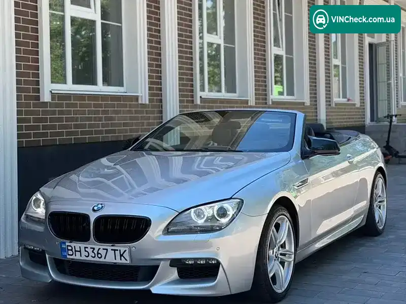 BMW 6 Series 2013, фото з оголошення 2 з 20, VIN WBAYP5C58EDZ27814