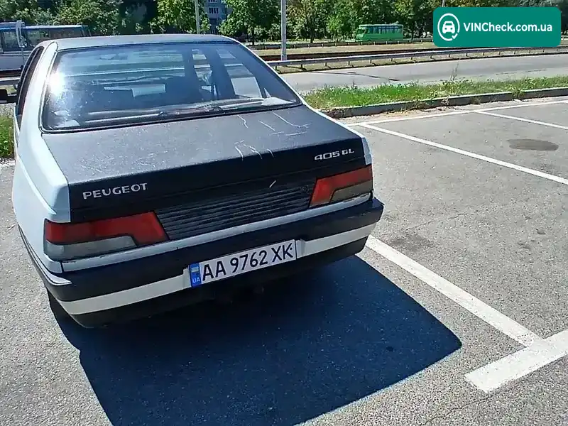 Peugeot 405 1989, фото з оголошення 2 з 6, VIN VF315BBD208825008