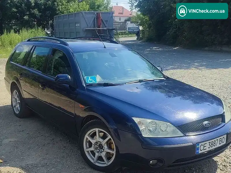 Ford Mondeo 2002, фото з оголошення 1 з 7, VIN WF0WXXGBBW2M60549