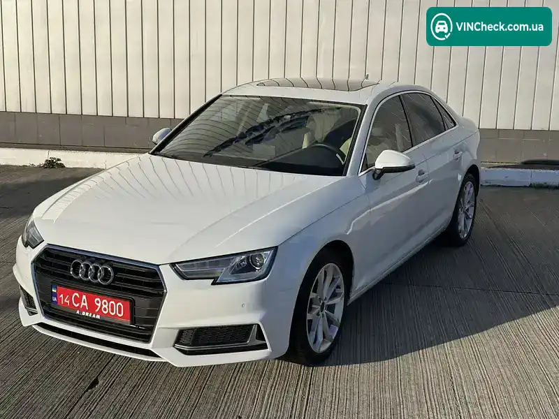 Audi A4 2018, фото з оголошення 1 з 20, VIN WAUGMAF41KN007965