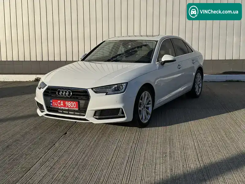 Audi A4 2018, фото з оголошення 2 з 20, VIN WAUGMAF41KN007965