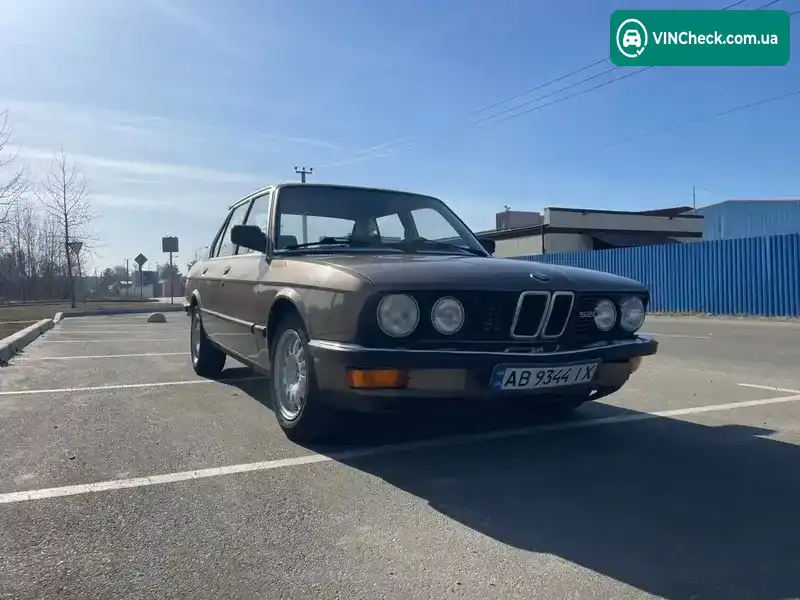 BMW 5 Series 1986, фото з оголошення 1 з 20, VIN WBADK510X09643844