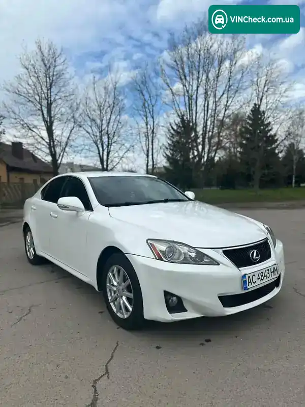 Lexus IS 2012, фото з оголошення 2 з 15, VIN JTHBX262602041633